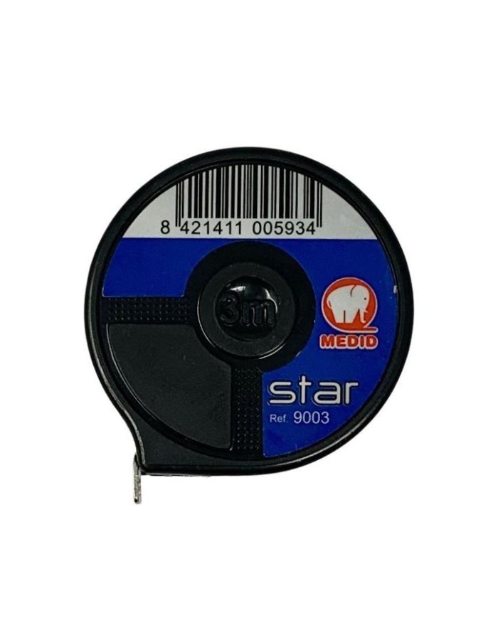 FLEXOMETRO STAR 3MTS. SIN FRENO MEDID