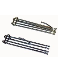 GANCHO HIERRO FORMA S  25MM. ZINCADO