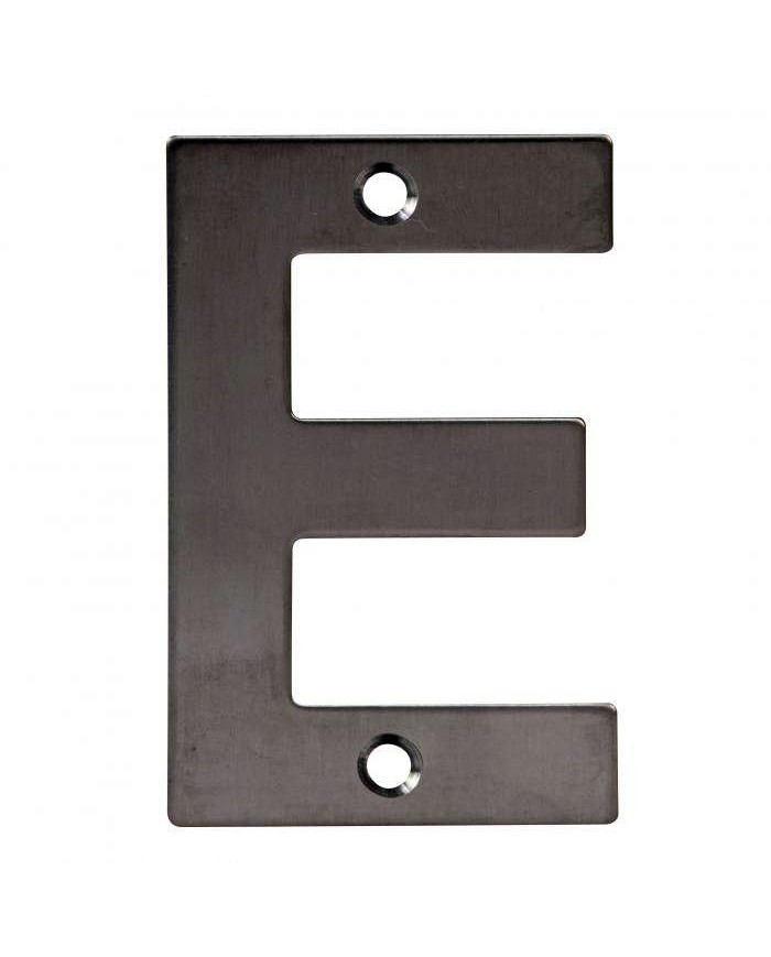 LETRA E ACERO INOXIDABLE AMIG 10CMS.