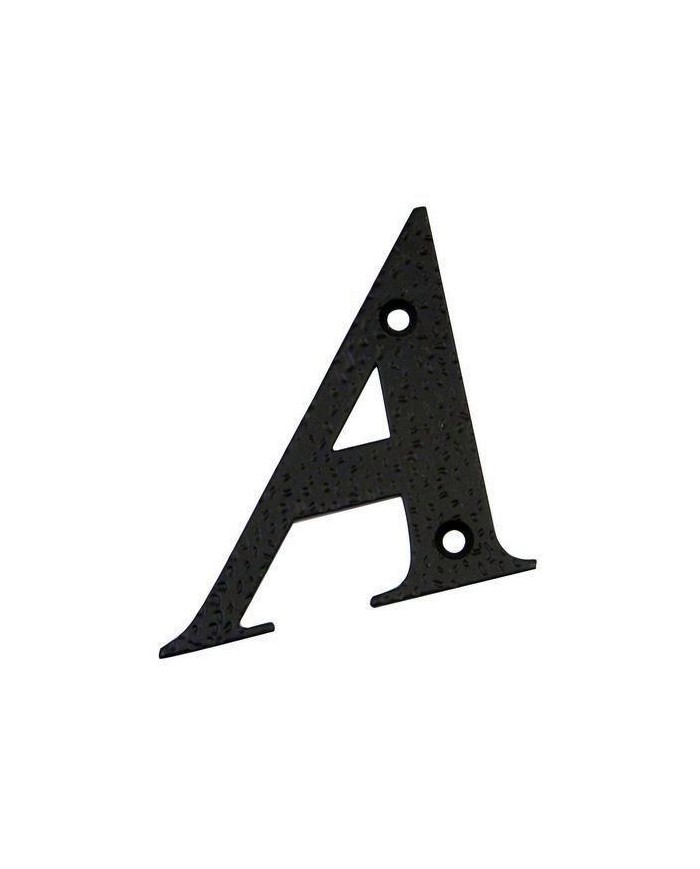 LETRA A FORJA NEGRO AMIG 10CMS.