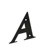 LETRA D FORJA NEGRO AMIG 10CMS.