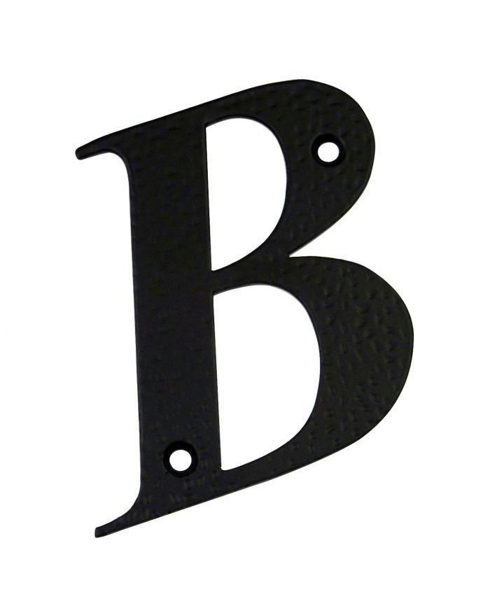 LETRA B FORJA NEGRO AMIG 10CMS.