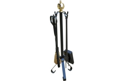 JUEGO CHIMENEA FORJADO POMO (4PZS.) PROFER