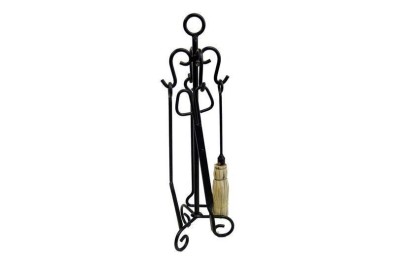 JUEGO CHIMENEA FORJADO ARO (4PZS.)PROFER