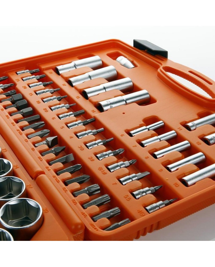 MALETIN LLAVE VASO 1/2-1/4 ALYCO 94PZS. 72 D