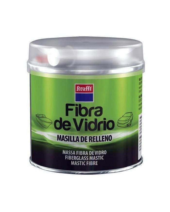 MASILLA KRAFFT FIBRA DE  VIDRIO 250 GRS.