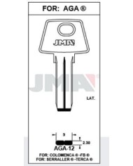 LLAVES BRUTO SEGURIDAD AGA-12    LATON
