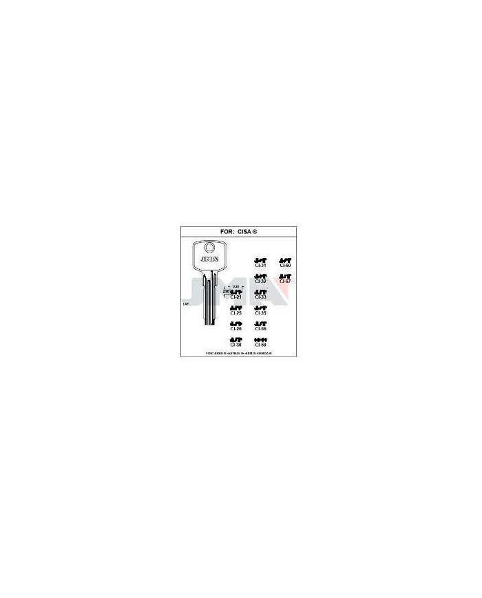 LLAVES BRUTO SEGURIDAD CI-21     LATON