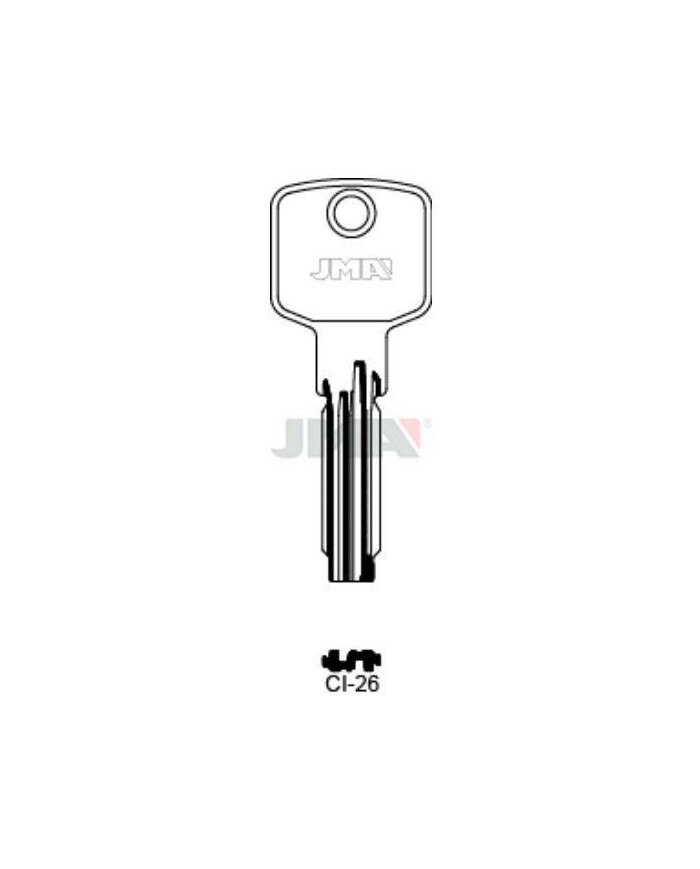 LLAVES BRUTO SEGURIDAD CI-26     LATON