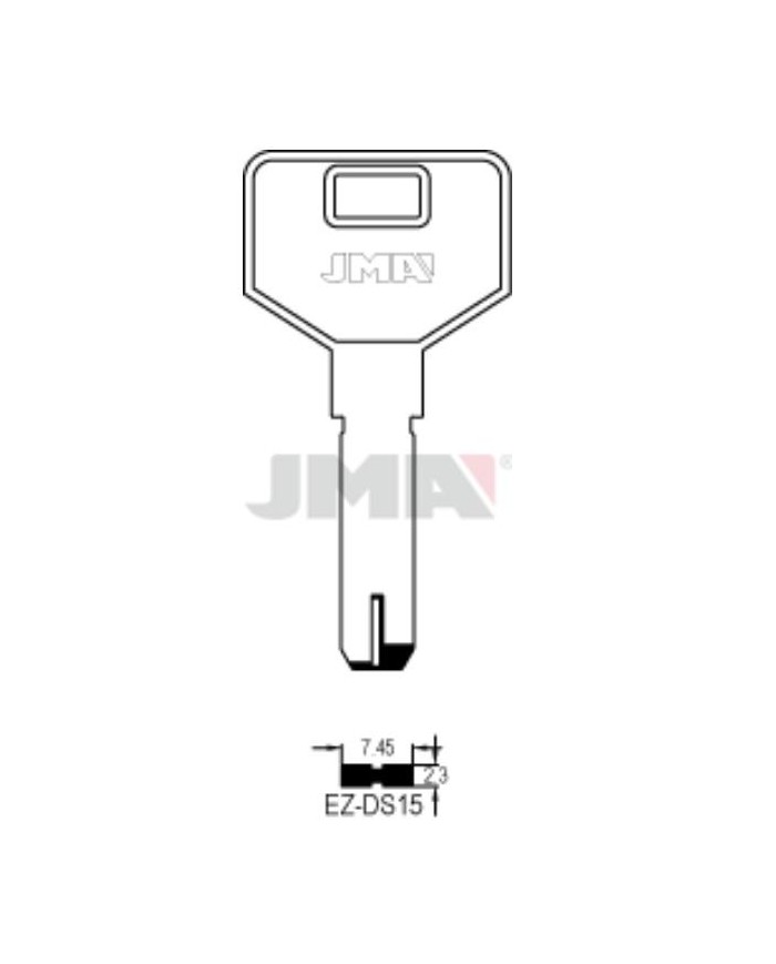 LLAVES BRUTO SEGURIDAD EZ-DS15   LATON
