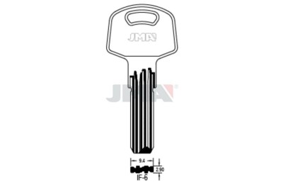 LLAVES BRUTO SEGURIDAD IF-6      LATON