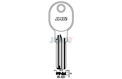 LLAVES BRUTO SEGURIDAD IS-6D     LATON