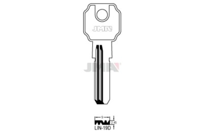 LLAVES BRUTO SEGURIDAD LIN-19D   LATON