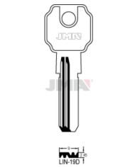 LLAVES BRUTO SEGURIDAD LIN-19D   LATON