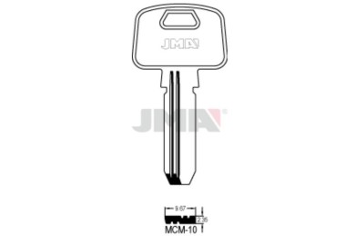 LLAVES BRUTO SEGURIDAD MCM-10    LATON