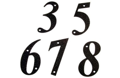 NUMERO 9 FORJA NEGRO AMIG 10CMS.