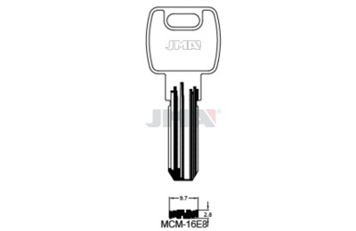 LLAVES BRUTO SEGURIDAD MCM-16E8  LATON