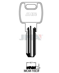 LLAVES BRUTO SEGURIDAD MCM-21D   LATON