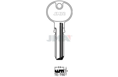 LLAVES BRUTO SEGURIDAD TE-T60    LATON