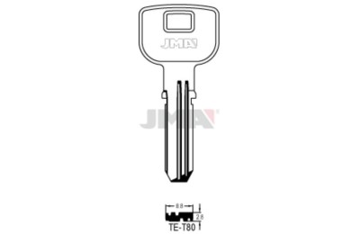 LLAVES BRUTO SEGURIDAD TE-T80    ALPACA