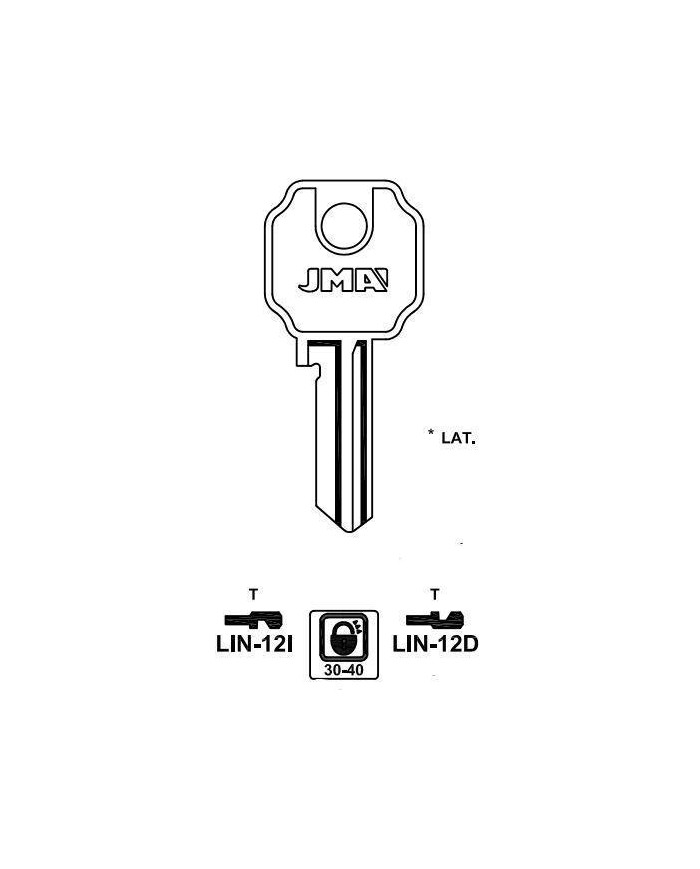 LLAVES EN BRUTO LIN-12I   GRUPO B