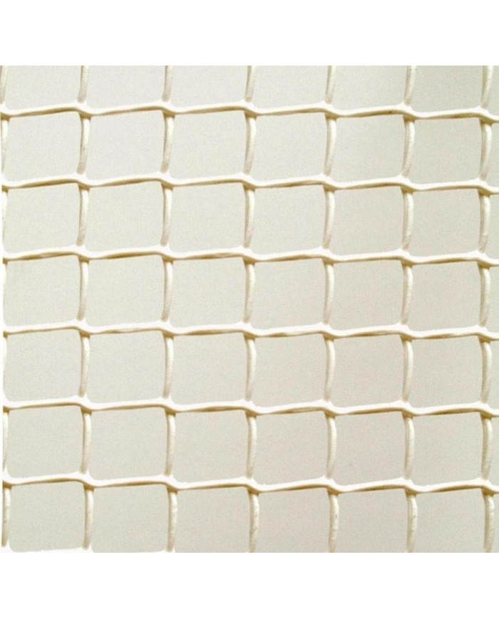 MALLA PLASTICO CUADRANET BLANCA 10X10 R/25MTS.