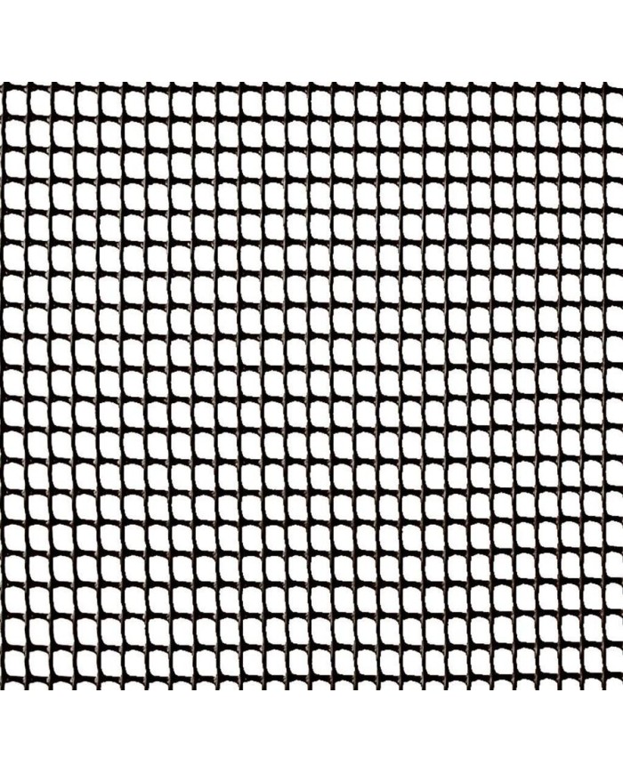 MALLA PLASTICO CUADRANET NEGRA 10X10 R/25MTS.