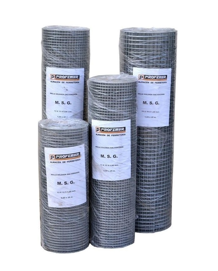 MALLA SOLDADA 19X19-1,4X120 R/25MTS.