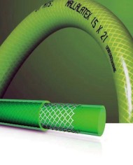MANGUERA VERDE MALLALATEX 15MM. R/20MTS.