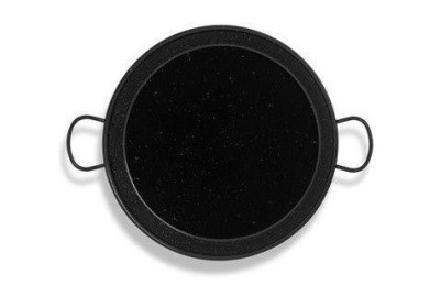 PAELLERA VALENCIANA ESMALTADA  36 CM.- 7 PZ