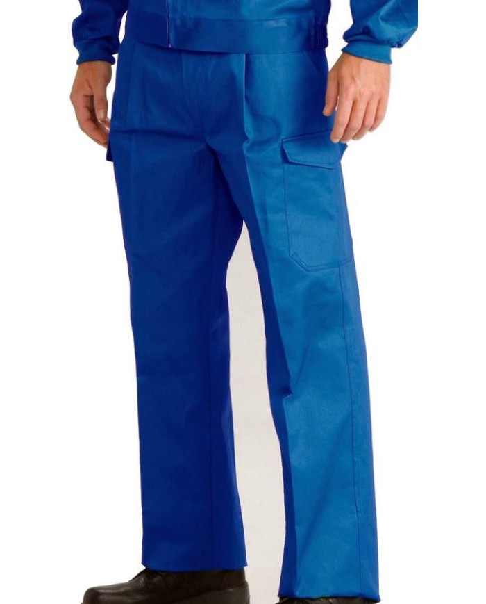 PANTALON TERGAL CON GOMA AZULINA T-46