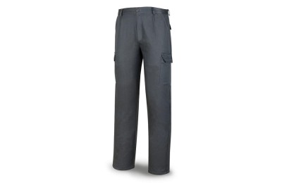 PANTALON TERGAL CON GOMA GRIS T-46