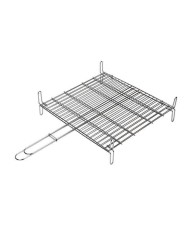 PARRILLA CROMADA DOBLE Nº5 40X45CMS SAUVIC.