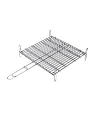 PARRILLA CROMADA DOBLE Nº6 50X50CMS SAUVIC.