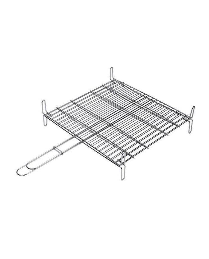 PARRILLA CROMADA DOBLE Nº6 50X50CMS SAUVIC.