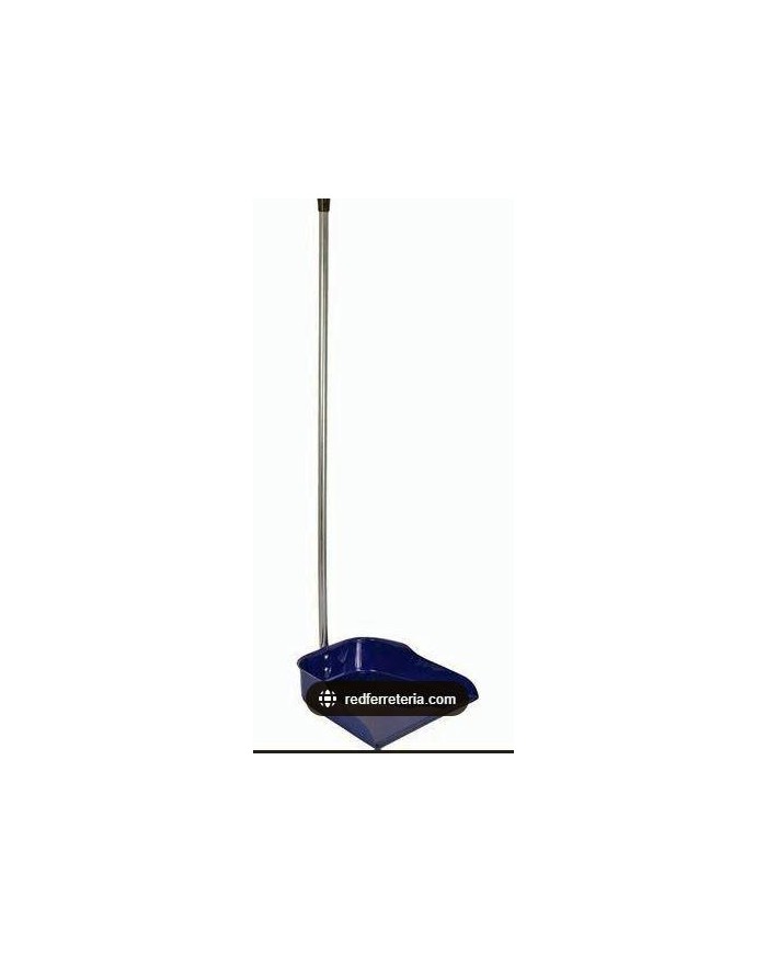 RECOGEDOR BASURA  METALICO AZUL