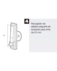 RECOGEDOR PERSIANA PLASTICO PEQUEÑO 17CM
