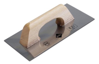 LLANA INOXIDABLE 300X150MM. MANGO MADERA RUBI
