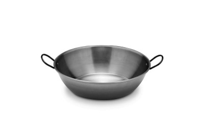 SARTEN HONDA PULIDA CON ASAS 40 CMS.