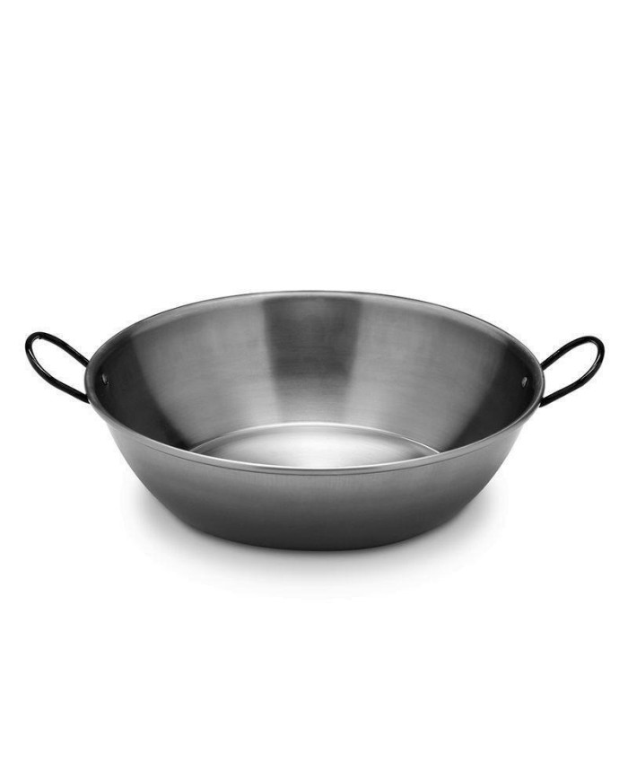 SARTEN HONDA PULIDA CON ASAS 40 CMS.