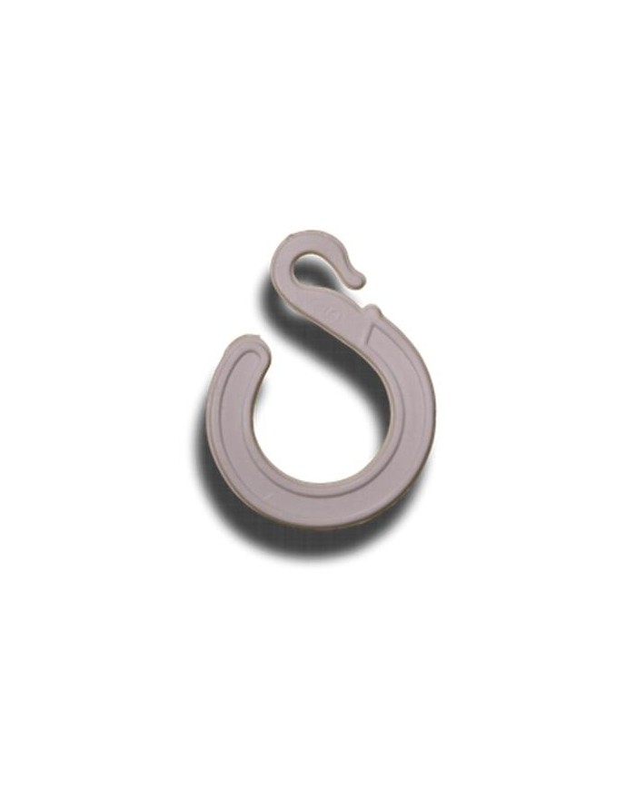 ANILLA PLASTICO CORTINA BAÑO PATO 100 UND.