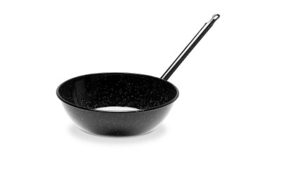 SARTEN HONDA VITRIFICADA CON MANGO 30 CMS.
