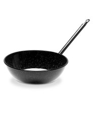SARTEN HONDA VITRIFICADA CON MANGO 36 CMS.