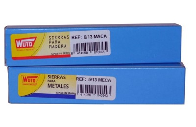 SIERRA MARQUETERIA MADERA Nº 5 144 PIEZAS