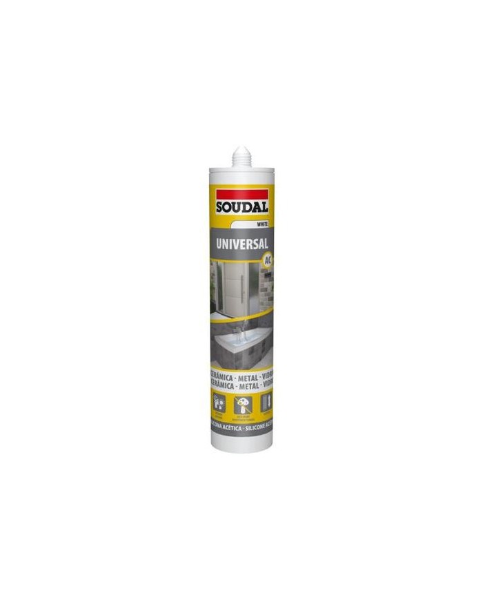 SILICONA 280ML. BLANCA SOUDAL