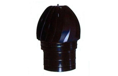 SOMBRERETE ASPIRADOR ESMALTADO NEGRO 100
