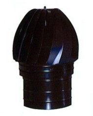 SOMBRERETE ASPIRADOR ESMALTADO NEGRO 150