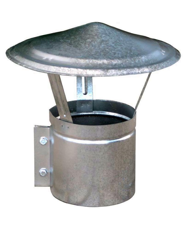 SOMBRERETE GALVANIZADO MODELO CHINO 120 MM.