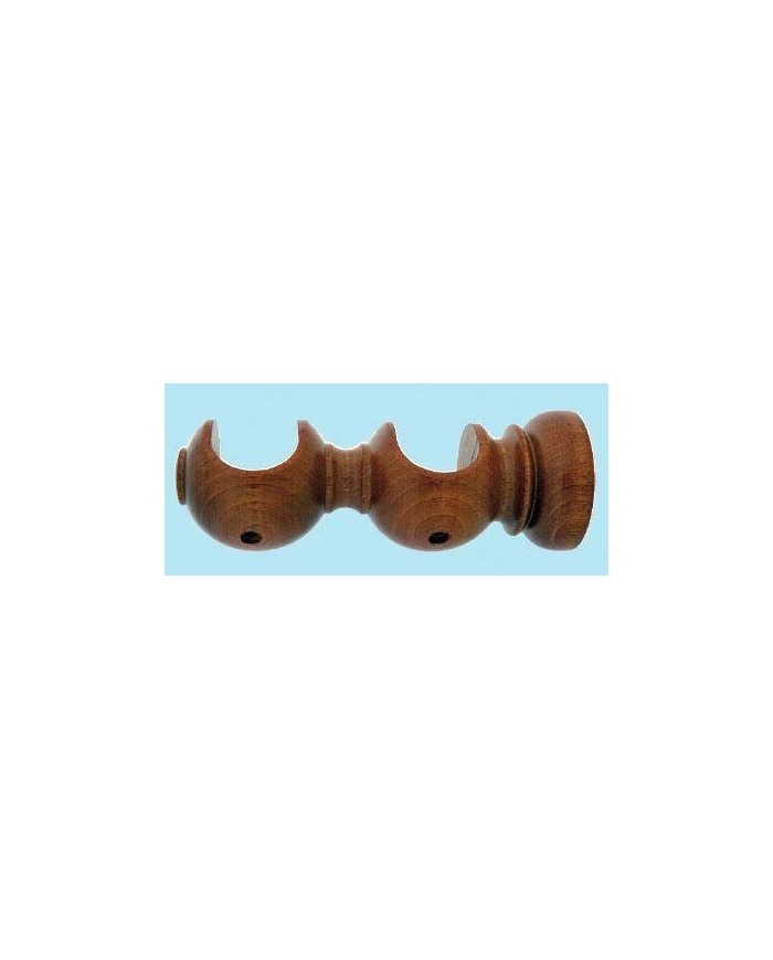 SOPORTE CHYC MADERA TEKA 28 MM. DOBLE