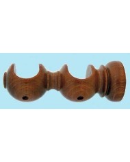 SOPORTE CHYC MADERA TEKA 28 MM. DOBLE